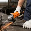 The high-efficiency portable electric Angle grinder is suitable for metal cutting and grinding in multiple scenarios and is an industrial and household tool Application Scenario